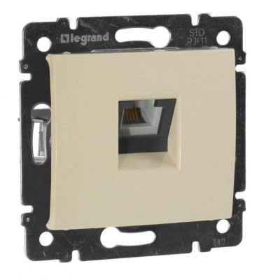 Розетка телефонная Legrand Valena (774338) скрыт. слоновая кость