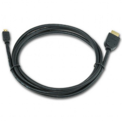 Кабель Cablexpert Кабель HDMI-microHDMI Cablexpert CC-HDMID-6 v1.3, 19M/19M, 1.8м, черный, позол.разъемы, экран, пакет (072854) {200}