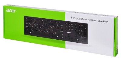 Клавиатура Acer OKR010 черный USB беспроводная slim Multimedia