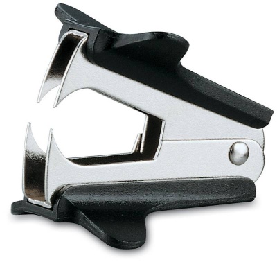 Антистеплер Kw-Trio 508Bblck N10 24/6 26/6 черный металл/пластик