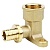 Угол VARMEGA Slide-fit настенный (водороз.) ВР, 20x1/2", Н-50мм, с креп., акс., латунь, VM51612