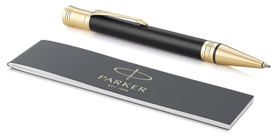 Ручка шариков. Parker Duofold K74 (CW1931386) Black GT M черн. черн. подар.кор.