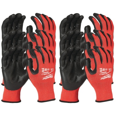 Перчатки защитные Milwaukee Cut level 3/C M/8, упак_12