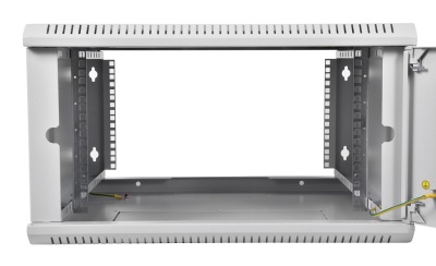 Шкаф коммутационный ЦМО (ШРН-Э-6.500) настенный 6U 600x520мм пер.дв.стекл несъемн.бок.пан. серый