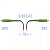Патчкорд оптический FTTH SC/APC, кабель 604-02-01, 10 метров