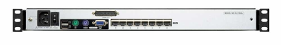 Квм консоль ATEN 8P CAT-5 HIGH DENSITY DUAL RAIL LCD KVM. (KL1508AM-AXA-RG)
