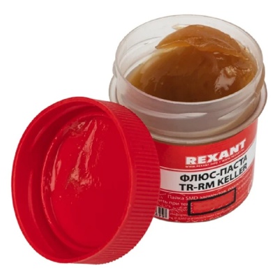 Rexant (09-3690) Флюс для пайки, паста TR-RM KELLER, 20мл, банка