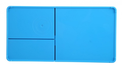 Органайзер настольный Deli EZ25130 Rio 4отд. 175x90x92мм голубой пластик