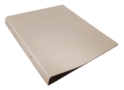 Папка на 2-х кольцах Бюрократ DeLuxe DL0740/2MILK A4 пластик 0.7мм кор.32мм молочный