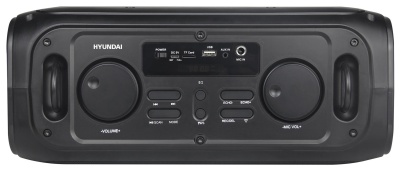Колонка порт. Hyundai H-PS1030 черный/черный 40W 2.0 BT 10м 3600mAh