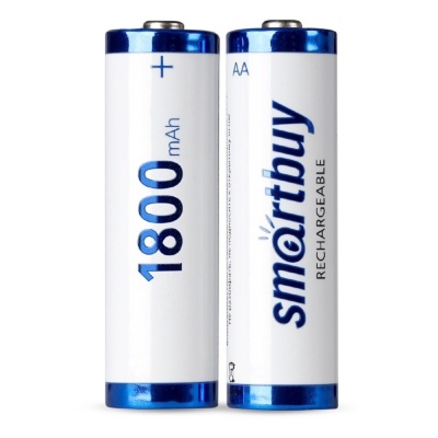 Smartbuy (SBBR-2A02BL1800) Аккумулятор NiMh Smartbuy AA/2BL 1800 mAh (24/240)(2шт. в уп-ке)