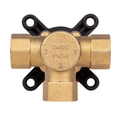 Клапан поворотный 3-ходовой SHUFT DN15, Kvs1.6, PN10, ВР1/2