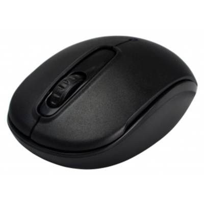 Мышь Оклик 505MW черный оптическая (1000dpi) беспроводная USB для ноутбука (3but)