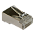 Коннектор RJ45 тип EZ, 8P8C, STP, Cat.5e, универсальный, со вставкой, покрытие 50 микрон,100 шт. (LAN-EZ45-8P8C/S5E-100)