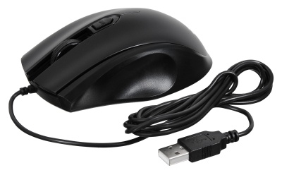 Мышь Acer OMW020 черный оптическая (1600dpi) USB (3but)