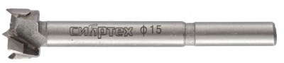 Сверло Сибртех 704815 по дереву Д=15мм Дл=77мм (1пред.) для дрелей/перфораторов