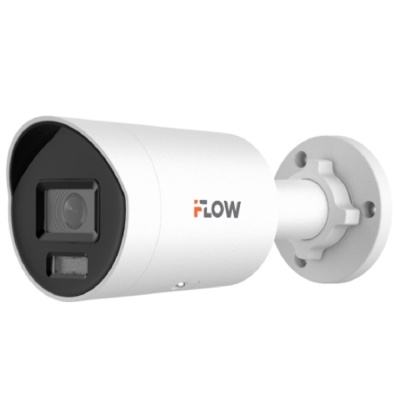 iFLOW F-IC-2186CM(2.8mm) Value 8Мп уличная цилиндрическая IP-камера с гибридной Smart подсветкой до 40м, технологией BrightVu и SharpSense