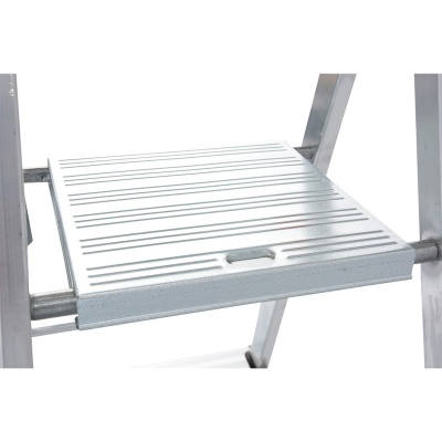 Стремянка Krause Monto Solidy односторонняя алюминий односекционнаяx 3ступ. (126214)