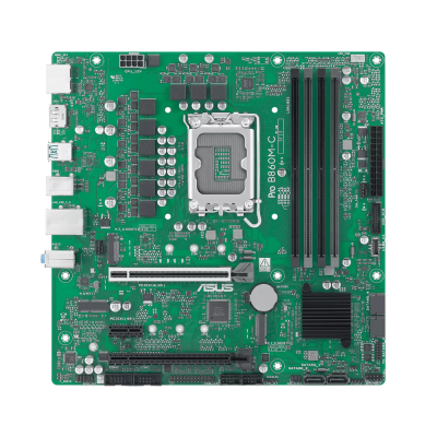 Материнская плата ASUS PRO B860M-C-CSM LGA1851 mATX 4xDDR5 2xPCIEx16 PCIEx1 USB-C 2xDP HDMI 2xM.2 GLAN