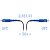 Патчкорд оптический FTTH SC/UPC, кабель 604-02-01, 50 метров