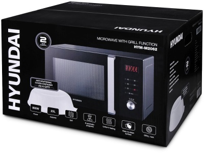 Микроволновая Печь Hyundai HYM-M2062 23л. 800Вт черный