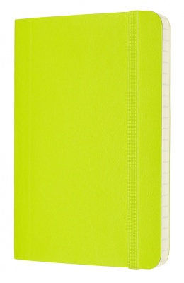 Блокнот Moleskine CLASSIC SOFT QP611C2 Pocket 90x140мм PU 192стр. линейка мягкая обложка лайм