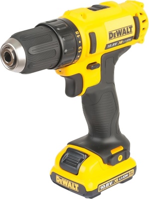 Дрель-шуруповерт DeWalt DCD710D2-QW 180Вт аккум. патрон:быстрозажимной (кейс в комплекте)