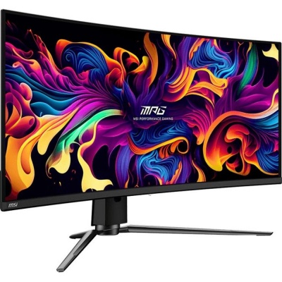 Монитор 34" MSI MPG 341CQPX QD-OLED Black (QD-OLED, 3440x1440, HDMI+HDMI+DP+Type C (90W), USB Hub, 0.03 ms, 178°/178°, 250 cd/m, 1500000:1, 240Hz, Curved 1800R)