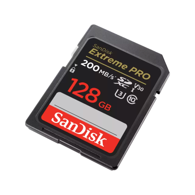 Карта памяти SanDisk Extreme PRO 128GB SDXC Memory Card 200MB/s