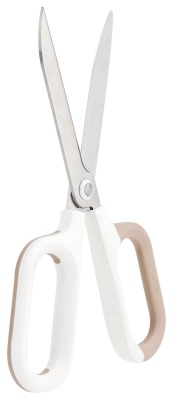 Ножницы Deli ENS056-WT Nusign офисные 148мм титановое покрытие сталь белый (упак.:1шт) блистер