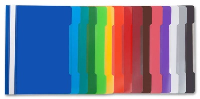 Папка-скоросшиватель Бюрократ -PS20RED A4 прозрач.верх.лист пластик красный 0.12/0.16