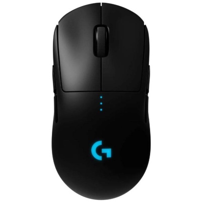Logitech® Игровая мышь беспроводная G PRO LIGHTSPEED, RGB, 25600 dpi, 40 G, 400 IPS, чёрный.