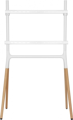 Подставка для телевизора Cactus CS-ST1247WTBCH, 49-70", напольный, белый  / береза