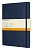 Блокнот Moleskine CLASSIC SOFT QP621B20 XLarge 190х250мм 192стр. линейка мягкая обложка синий сапфир