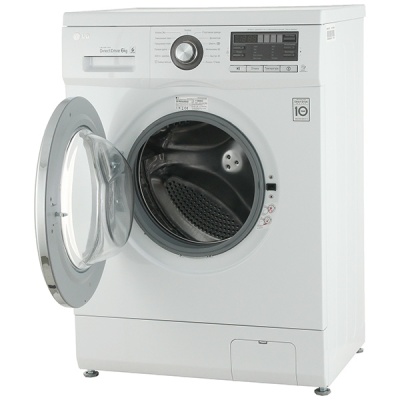 Стиральная машина LG Mega 2 Refresh F1096ND3 класс: A загр.фронтальная макс.:6кг белый