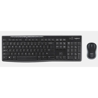 Клавиатура + мышь Logitech MK270 клав:черный мышь:черный USB беспроводная Multimedia