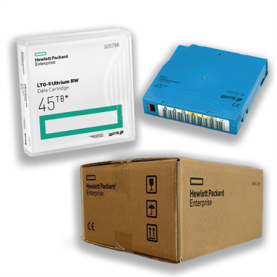 Ленточные картриджи HPE Ultrium LTO9 45TB bar code non custom labeled cartridge 20 pack (for libraries & autoloaders; incl. 20 x Q2078L) (Q2079AN)