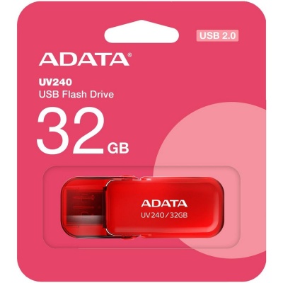 Флеш накопитель 32GB A-DATA UV240, USB 2.0, Красный