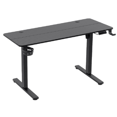 Игровой компьютерный стол Saturn черн,регулир.высота 71-118см DEFENDER