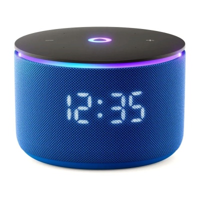 Умная колонка Яндекс Станция Мини 3 Про с Алисой, Zigbee, синий ( YNDX00059BLU)