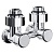 Узел нижнего подключения Royal Thermo Design угловой 1/2"х3/4" EK (хром)