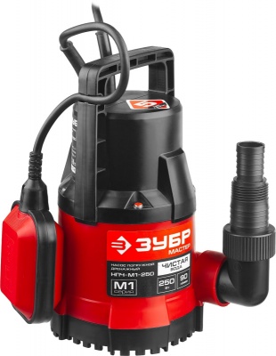 Садовый насос дренажный Зубр НПЧ-М1-250 250Вт 5400л/час