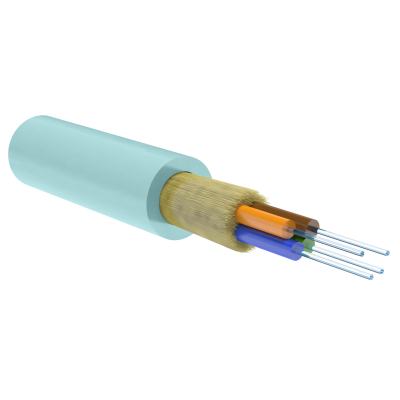 Кабель оптический Alpha Mile Distribution, 04 волокна OM3, LSZH нг(A)-HFLTx