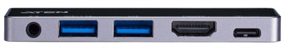 Док станция ATEN USB-C Travel Dock with Power Pass-Through (UH3238-AT)