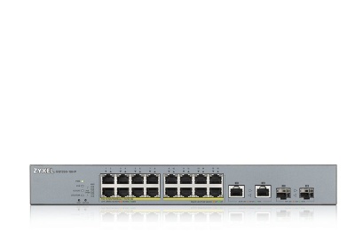 Коммутатор Zyxel NebulaFlex Pro GS1350-18HP-EU0101F 16G 16PoE+ 250W управляемый