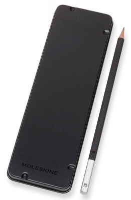 Набор карандашей чернографит. Moleskine DRAWING SET EW7P05GPHA (5 кар.H/HB/2B/4B/6B) коробка металлическая