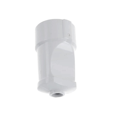 Штепсель с заземлением белый 16А 250В (еврослот)