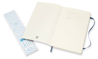 Блокнот Moleskine CLASSIC SOFT QP618B20 Large 130х210мм 192стр. нелинованный мягкая обложка синий сапфир