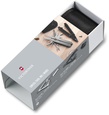 Мультитул Victorinox Swiss Tool MX (3.0327.MN) 115мм 26функц. чехол нейлоновый серебристый подар.коробка
