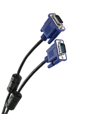 Кабель соединительный SVGA (15M/M) 1,8m 2 фильтра TV-COM <QCG120H-1.8M> VCOM VGA (m) - VGA (m) 1.8м (QCG120H-1.8M)